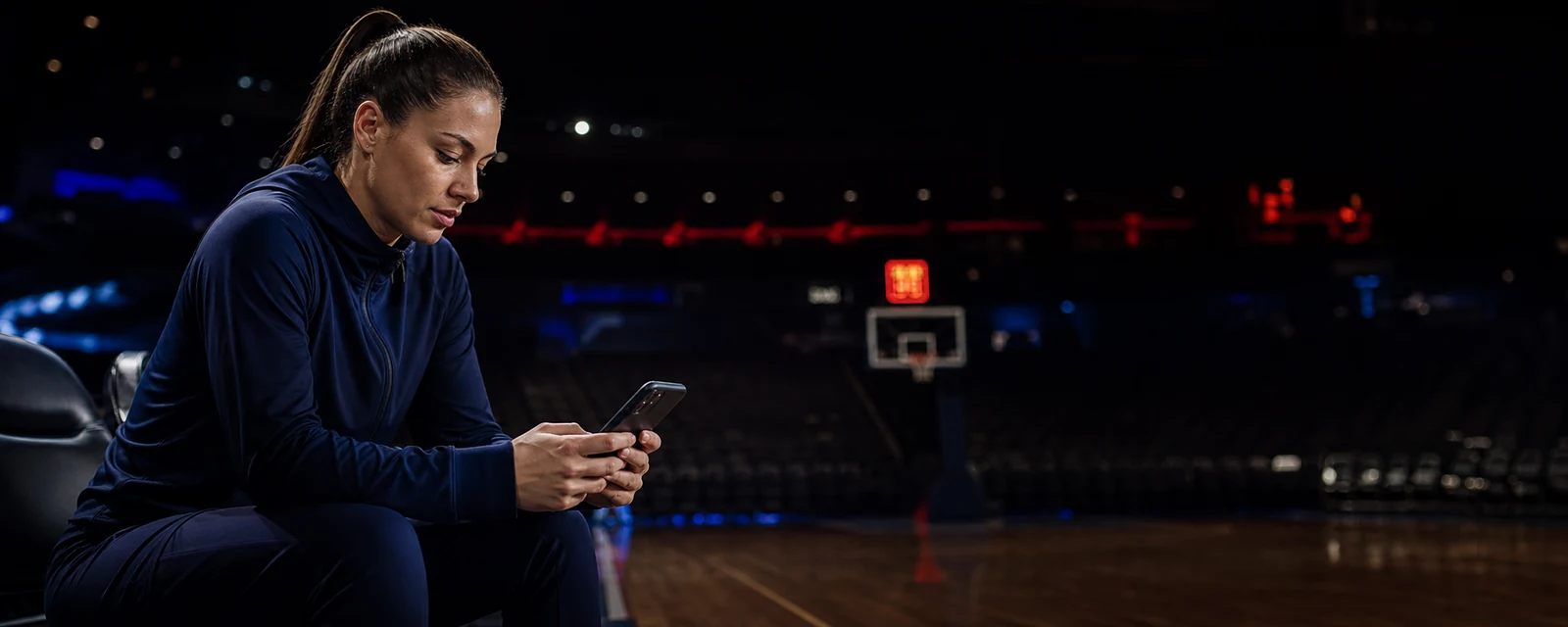 Suporter din România folosind un telefon mobil